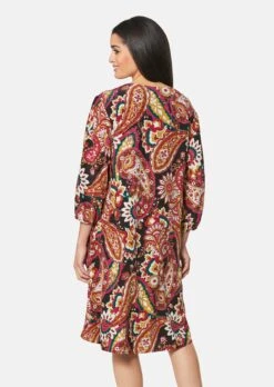 Kleid Schwarz / Multicolor -Madeleine Mode 3f363f0bf73c348681ce96691987a0a5