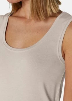 Tanktop Taupe -Madeleine Mode 40191718a2b84ef0e22a8a7393d52e28
