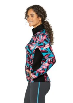 Jacke Türkis / Multicolor -Madeleine Mode 407313605ec3f30b7f0a7ac239adde45