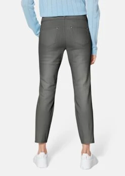 Schlanke 7/8-Jeans Mit Strass-Dekoration Grey -Madeleine Mode 414e6a7a85c886375a720d08d684c2fe