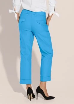 Hose In 7/8-Länge Blau -Madeleine Mode 424211033065aa05e6a6d2bbef99a946