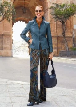 Hose Blaugrau / Multicolor -Madeleine Mode 4322209010c1123ca79e8b94d70c4386