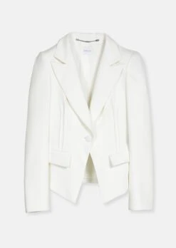 Blazer Mit Biesen Und Markanter Schulterpartie Wollweiß 14 Blazer Mit Biesen Und Markanter Schulterpartie Wollweiß -Madeleine Mode 467774ff06e331624a07b9e0327c107c