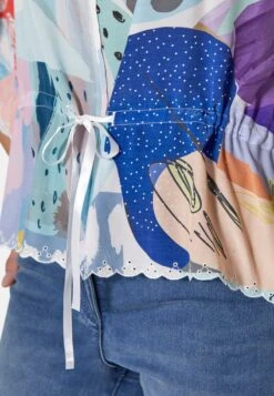 Bluse - Wollweiß Multicolor -Madeleine Mode 474d3380c42b401586f8fa70b48585f2