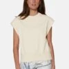 T-Shirt Basic - Beige Melange -Madeleine Mode 493a8d4bed1e4464ae6549419d8b3a0d