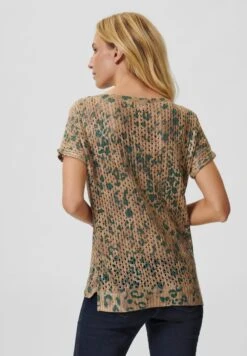 MIT KURZEN ÄRMELN - T-Shirt Print - Camel Multicolor -Madeleine Mode 4b32c27cb0a94f61861961e1d5f98548