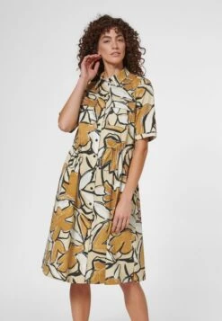MIT UNIKAT-PRINT - Blusenkleid - Hellnougat Multicolor