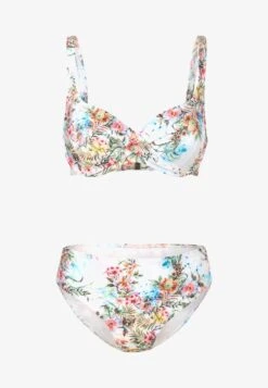MIT FLORALEM PRINT - Bikini - Weiß Multicolor -Madeleine Mode 4c51472be6cf43469deaaa8d4f3c4724