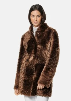 Merinolamm-Jacke Zum Wenden, Innen Nappiert Espresso