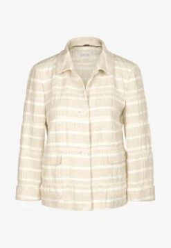 KURZER BOXY - Blazer - Ecru Wollweiß -Madeleine Mode 4fdc3084617841019ab0c56639e7775d