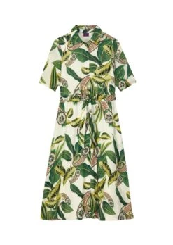 Kleid Wollweiß / Multicolor -Madeleine Mode 5159170a88a0bf290ed61559aebefbb5