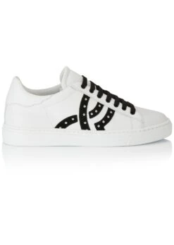 Sneaker Mit Nieten Weiß / Schwarz -Madeleine Mode 51852cb62f9e63c63b6544fec36a423c