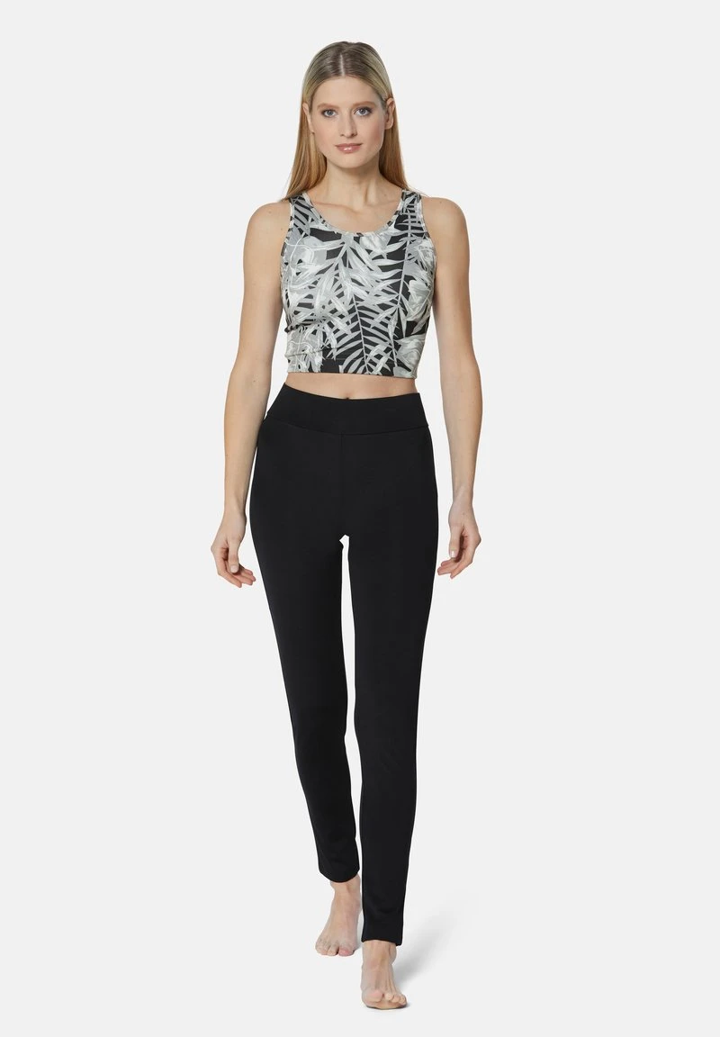 MIT BLÄTTERPRINT - Bustier - Schwarz Eisgrau Multicolor 4 MIT BLÄTTERPRINT - Bustier - Schwarz Eisgrau Multicolor – Bild 2