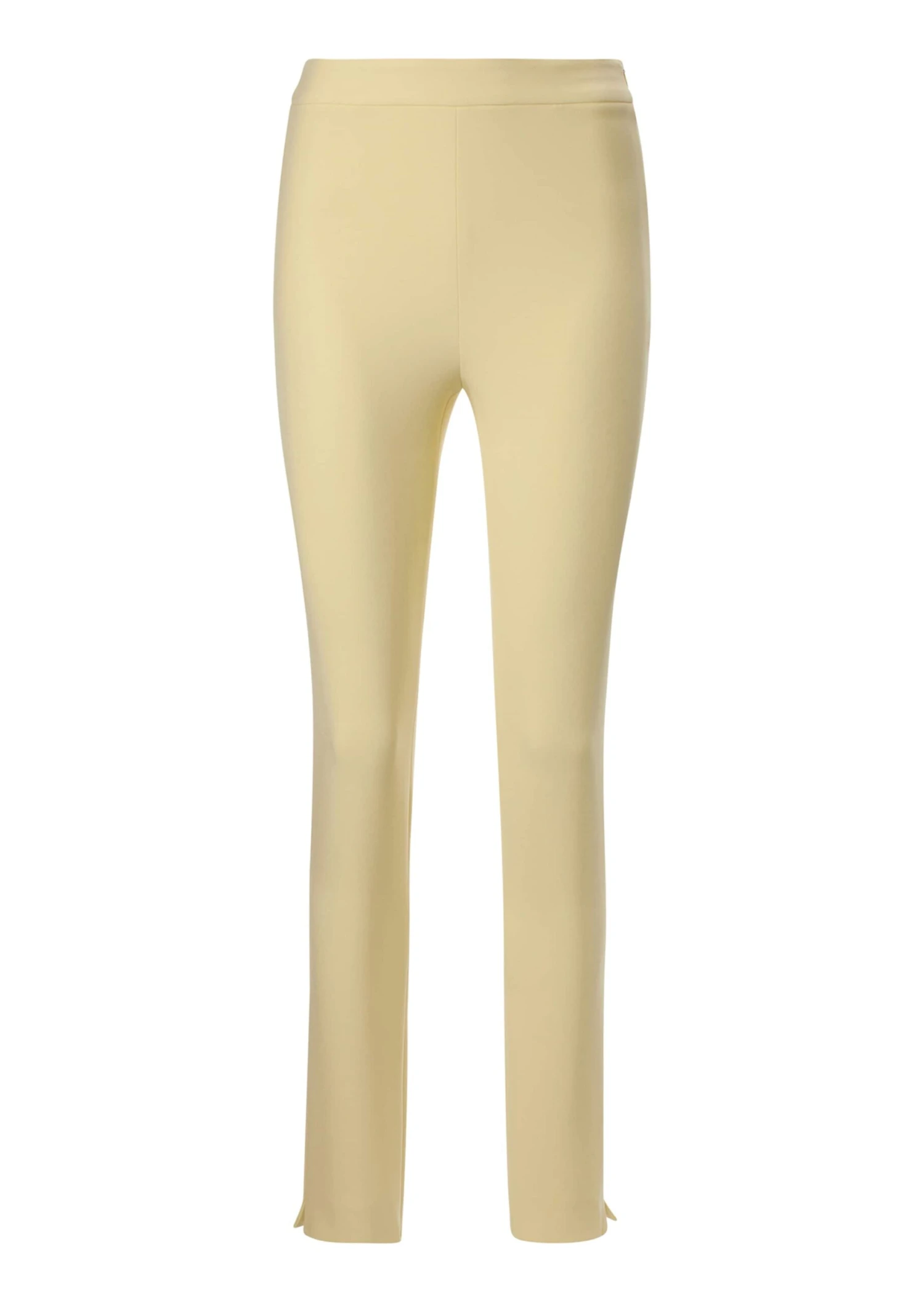 Schlanke Highwaist-Hose Vanille 3 Schlanke Highwaist-Hose Vanille