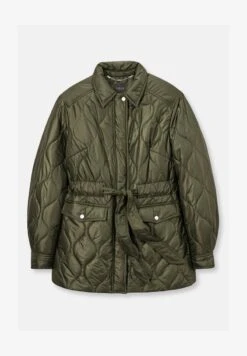 MIT TAILLENZUG - Wintermantel - Khaki -Madeleine Mode 579adbe5b184462e9bfc3ee66098e1ce