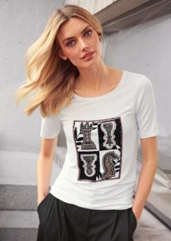 Shirt Weiß / Multicolor -Madeleine Mode 58780358e5cc14a5dd9e83e06f7f0eee