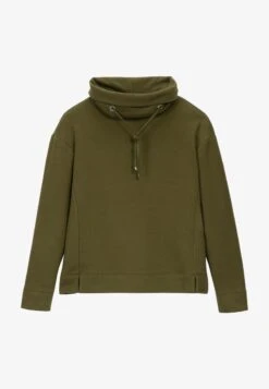 MIT STEHKRAGEN - Sweatshirt - Khaki -Madeleine Mode 58d71a6ae3944aab941d7f4a54b06294