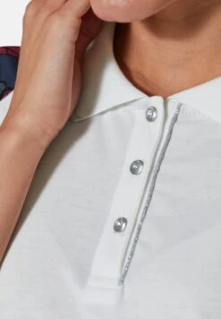 Poloshirt - Creme Rauchblau Multicolor -Madeleine Mode 5b556e1fdb7a4b91828c7c633cdabf38