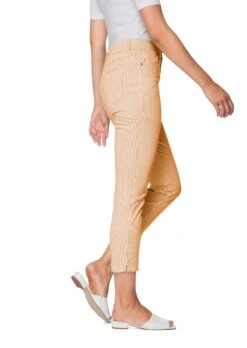 Jeans, Lang Weiß / Aprikose -Madeleine Mode 5b6003f3c5507aeb2913518038e2f0f1