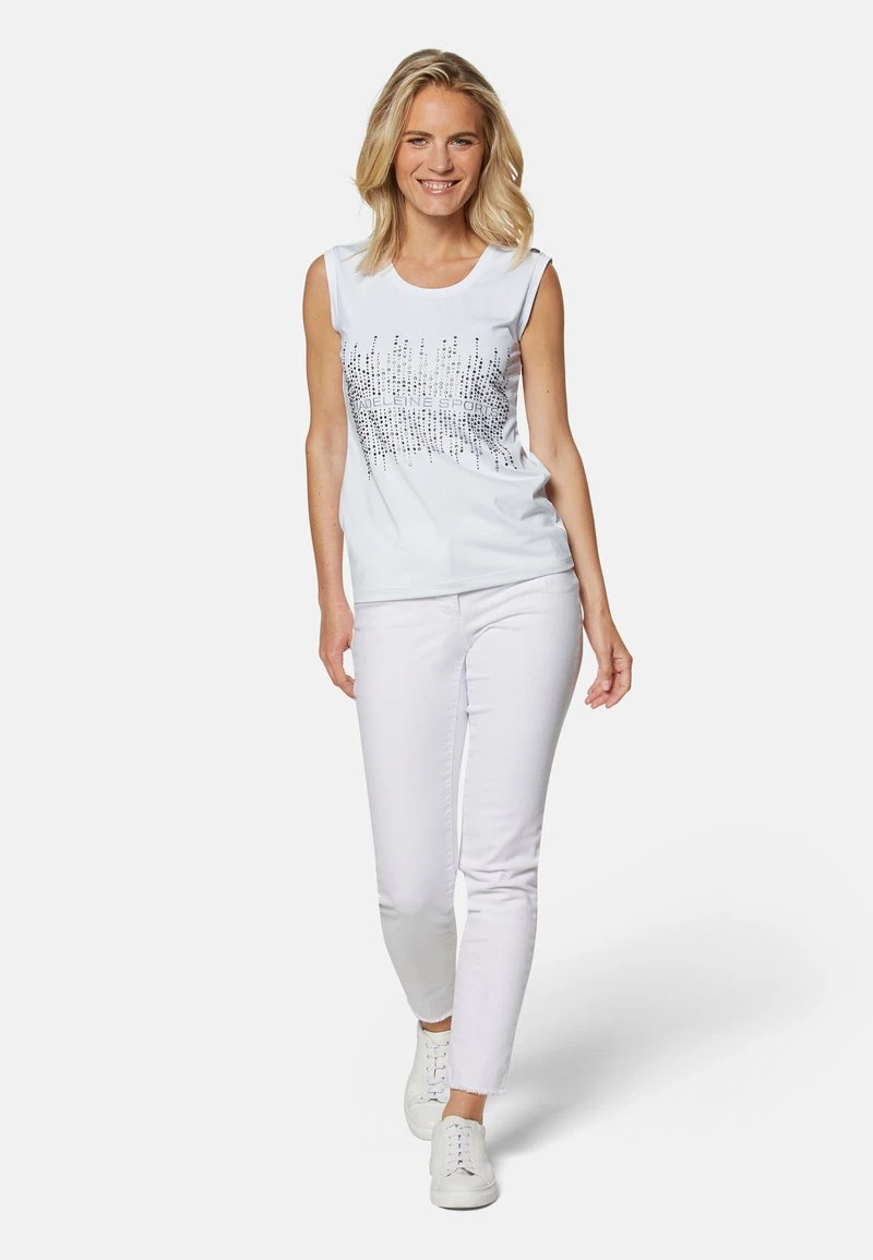 GLITZERPRINT - Top - Weiß 4 GLITZERPRINT - Top - Weiß – Bild 2