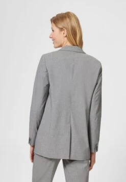 Kurzmantel - Hellgrau Melange -Madeleine Mode 5cd60f551eeb44368738915797f165a3