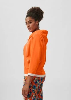 Kapuzenjacke Mit Weitem Ärmel Campari / Creme -Madeleine Mode 5edade845c224303f70a7f78049e70e6