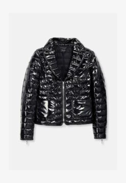 IN GLANZ-OPTIK - Übergangsjacke - Schwarz -Madeleine Mode 5ef0f8e689374af5abd5a74b1c01acbf