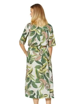 Kleid Wollweiß / Multicolor -Madeleine Mode 5f012c43240e1df591bb3b7abee05f8c