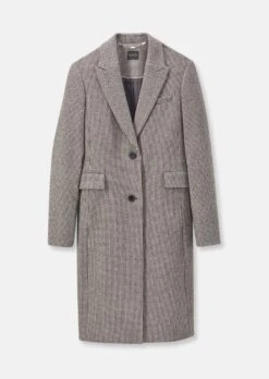 Schlanker Kurzmantel Aus Edlem Wolltuch Taupe / Multicolor -Madeleine Mode 5f2db7b1eb0509dc0523cc43a9f89c9c