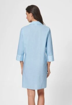 IM MUSTERMIX - Nachtwäsche Shirt - Bleu/weiß -Madeleine Mode 6264e11cd14148fbadab8556d9b4b345