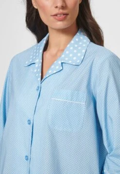 IM MUSTERMIX - Nachtwäsche Shirt - Bleu/weiß -Madeleine Mode 6268b4f449814f178befb47bcfdde48f