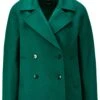 Zweireihige Wolljacke Mit Breitem Reverskragen Hellsmaragd -Madeleine Mode 62e17436a24db778f3aae20aaa5fdeab
