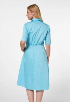 MIT KURZEN ÄRMELN - Blusenkleid - Helltürkis -Madeleine Mode 64e36cb666bd4a1da019ab195cb484c8