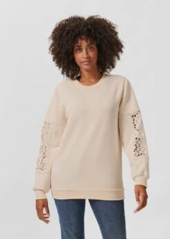 Sweatshirt Champagner