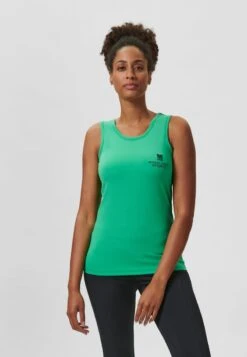 ACHSEL MIT LOGO-STICKEREI - Top - Hellsmaragd