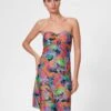 Strandkleid Schwarz / Multicolor -Madeleine Mode 695a9b8e0f02091ec3b1098bb4c8a864
