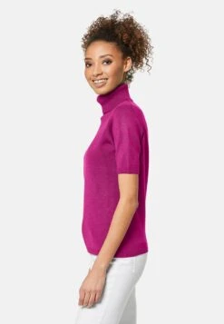 MIT KURZEM ARM - T-Shirt Basic - Orchideenpink -Madeleine Mode 697ab8c7604b40f2a85678a1beaa5c03