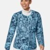 Wendejacke Mit Paisleydruck Dunkelblau / Rauchblau -Madeleine Mode 6994ec81ead88d324575439a53f8df7d