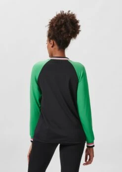 Sweatshirt Im Colourblocking-Stil Hellsmaragd / Schwarz 10 Sweatshirt Im Colourblocking-Stil Hellsmaragd / Schwarz -Madeleine Mode 6a02498bde1542d348f5ce929252c0f0