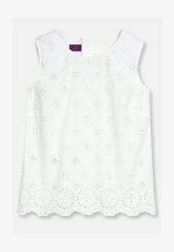 TALBOT RUNHOF X MIT MADEIRA-SPITZE - Top - Wollweiß -Madeleine Mode 6a76d474e92045699009548fd7475dc7