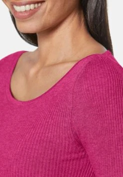 Mit Kurzen Ärmeln - T-Shirt Basic - Beerensorbet -Madeleine Mode 6b2ec2802dcd4367a573d8bc33d52a52