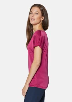 TALBOT RUNHOF X MADELEINE Jersey-Shirt Mit Seide Cyclam -Madeleine Mode 6b6b98489ebd013833957789664f1ef3