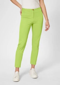 Schmale Technostretch-Hose Im Slim-Fit Zitronengras