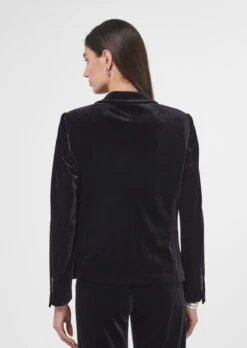 Figurbetonter Samtblazer Schwarz -Madeleine Mode 718608e7f862e07774801ff5db870bfd