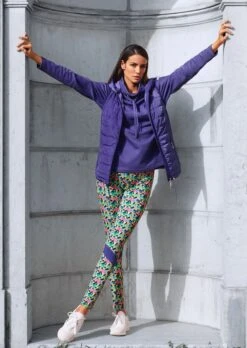 Leicht Wattierte Steppweste Blaulila -Madeleine Mode 7189bab41cfaf4028d9e981bc38fe825