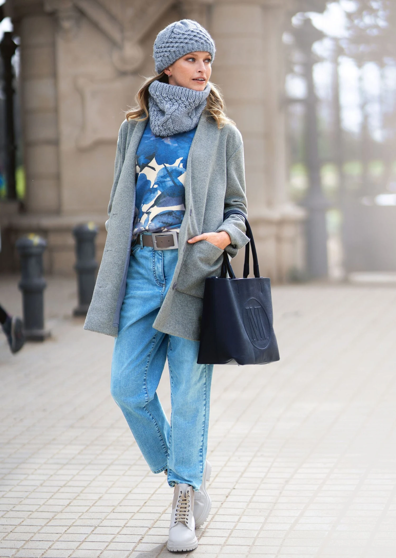 Jacke Grau / Melange 8 Jacke Grau / Melange – Bild 6