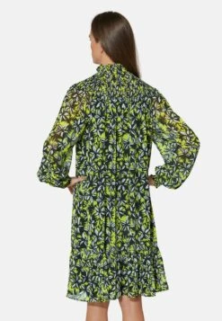 LANGÄRMELIGES MIT UNIKAT-PRINT - Freizeitkleid - Brillantgelb Multicolor -Madeleine Mode 72f7483e5bda451da9b3c0f81413b510