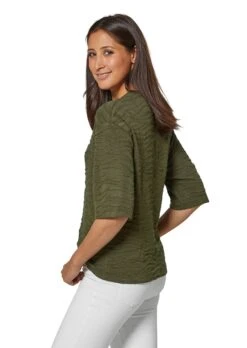 Shirt Mit 3 D-Effekt Khaki 12 Shirt Mit 3 D-Effekt Khaki -Madeleine Mode 7360e20119ad9607199dc635c6be248a