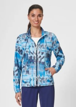 Sportjacke Mit Zierplättchen Und Logo Frostblau / Multicolor