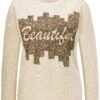 Sweatshirt Mit Pailletten Helltaupe / Melange -Madeleine Mode 75f8295758923ec5056673d8323eb8f8